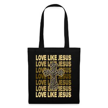 Love like Jesus - Tote Bag - black - Front