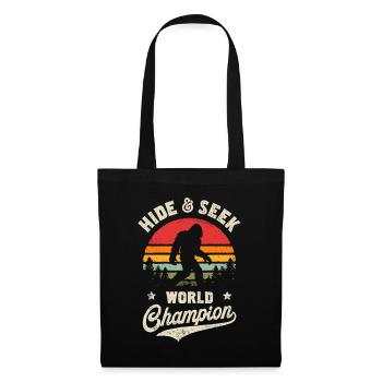 Bigfoot Hide And Seek World Champion Sasquatch Ret - Tote Bag - black - Front