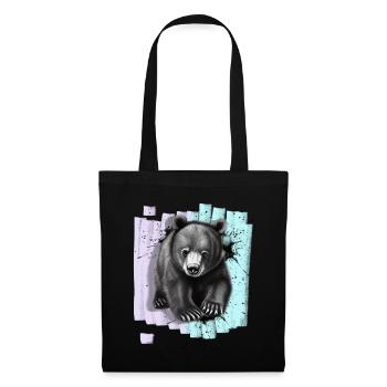 Bear - Tote Bag - black - Front