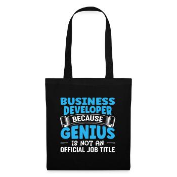 Business Development Genius Manager Developerillum - Sac en tissu - noir - Devant