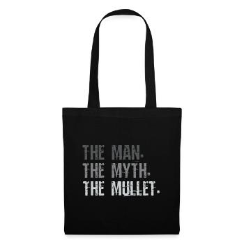Mullet, L’homme Le mythe Le mulet - Sac en tissu - noir - Devant