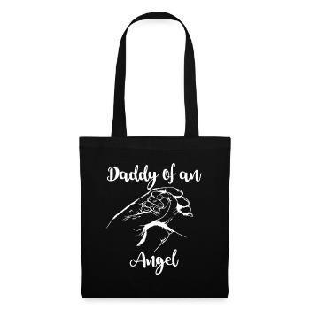 Hommes Papa D’un Ange Perte de Grossesse Fausses couches - Sac en tissu - noir - Devant