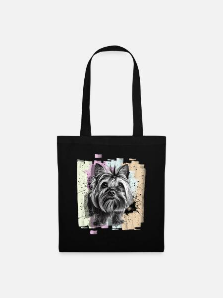 Yorkshire Terrier - Stoffbeutel - Schwarz