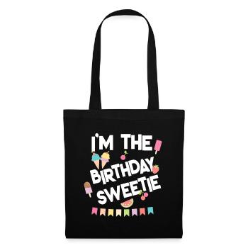 Fun Ice Cream Treats I'm The Birthday Sweetie Girl - Tote Bag - black - Front