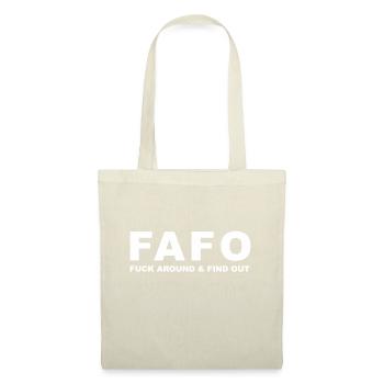 FAFO Fuck Around et découvrez-le - Sac en tissu - nature - Devant