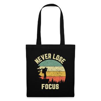 Camera Never Lose Focus Photography - Tote Bag - black - Front