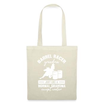 Barrel Racer Grandma Rodeo Grandmother Horse Barre - Tote Bag - nature - Front