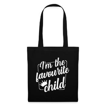 I'm The Favourite Child Funny Siblings Quotes Sonf - Tote Bag - black - Front