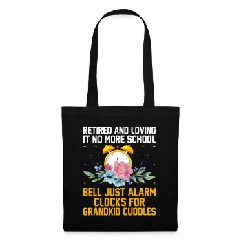 Retired Grandma Pensioner Pension Teacher Teach Re - Tote Bag - black - Front