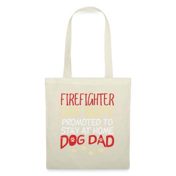 Feuerwehrmann außer Dienst Hund Papa Feuerwehrmann Ruhestand Ich - Stoffbeutel - Natur - Vorne