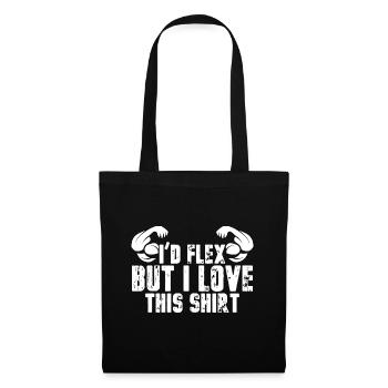 Ich würde Flex, aber ich liebe Thisid Flex, aber ich liebe dasIch würde - Stoffbeutel - Schwarz - Vorne
