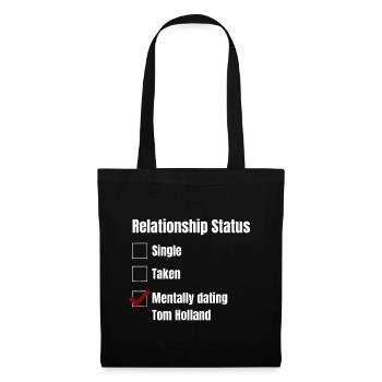 RELATIONSHIP STATUS - MENTALLY DATINGbad assgamerg - Tote Bag - black - Front