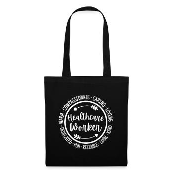 Healthcare Worker Life Essential Health Care Appre - Tote Bag - black - Front