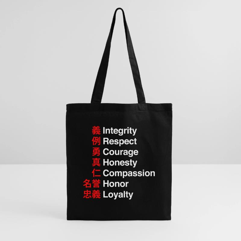Bushido Code - The Samurai Waycode Tote Bag