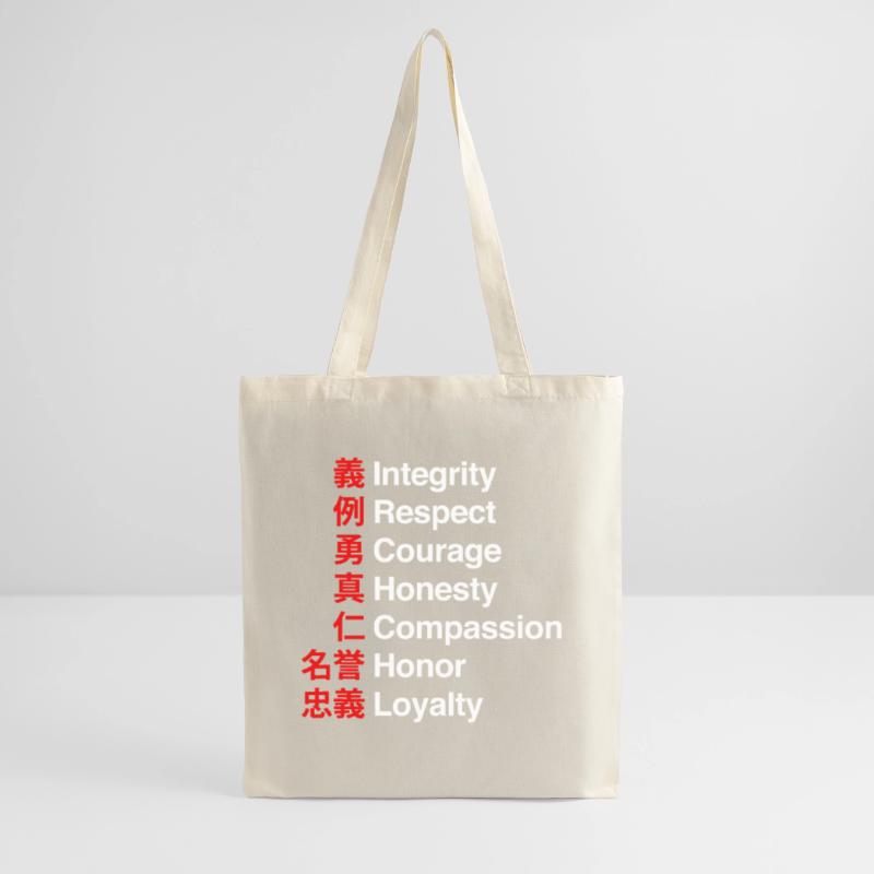 Bushido Code - Le code de la voie des samouraïs Sac en tissu