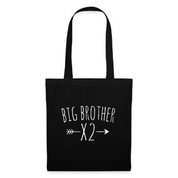 Big Brother X2 Big Bro Again Arrow Sibling Boys - Sac en tissu - noir - Devant