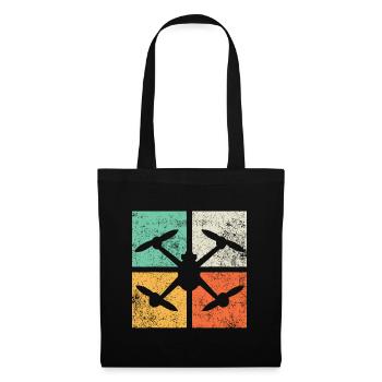 Drones Pilot Quadcopter FPV Drone Racingfpv racing - Tote Bag - black - Front