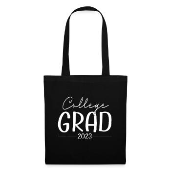 Drôle 2023 Diplôme d’études supérieures collégiales - Sac en tissu - noir - Devant