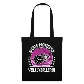 Volleyball - Stoffbeutel - Schwarz - Vorne