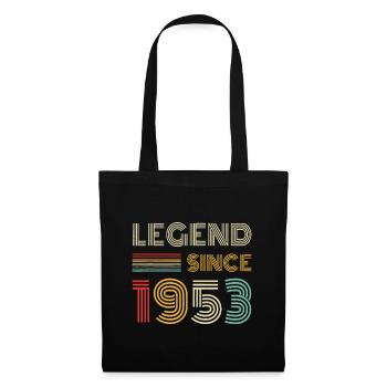 Legende seit 1953 70 Jahre alte Geschenke Retro 70. - Stoffbeutel - Schwarz - Vorne