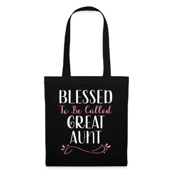 To Be Called Great Aunt Cute Cool - Tote Bag - black - Front