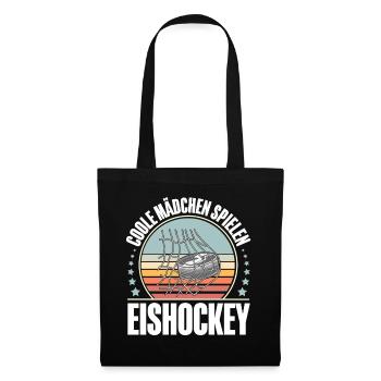 Eishockey Ice Hockey - Stoffbeutel - Schwarz - Vorne