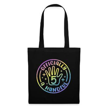 Funny Cute 5th Birthday Party I'm Officially - Tote Bag - black - Front