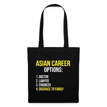 Asian Career Options Student - Tote Bag - black - Front