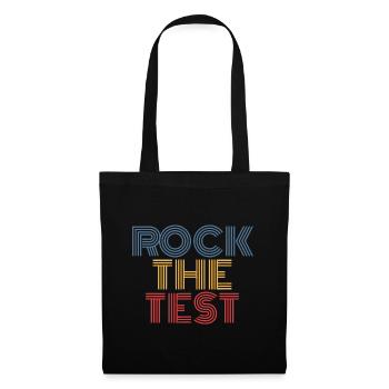 Rock The Test Student Teacher Classroom School - Tote Bag - black - Front