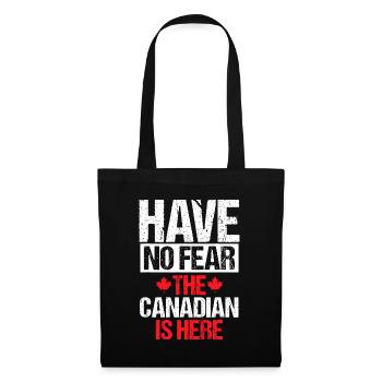 Fête du Canada N’ayez pas peur Le Canadien est ici - Sac en tissu - noir - Devant