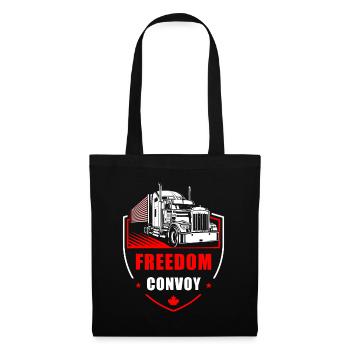 Freedom Convoy United Canada Truckers - Sac en tissu - noir - Devant