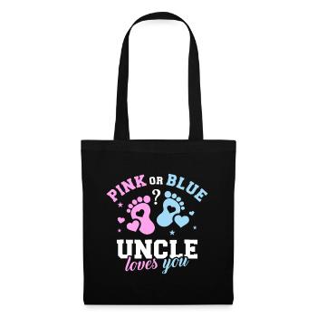 Sexe révéler oncle - Sac en tissu - noir - Devant