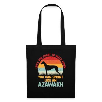 Azawakh Dog Owner Arabian Greyhound Tuareg Sloughi - Tote Bag - black - Front