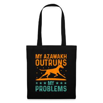 Azawakh Dog Owner Arabian Greyhound Tuareg Sloughi - Tote Bag - black - Front