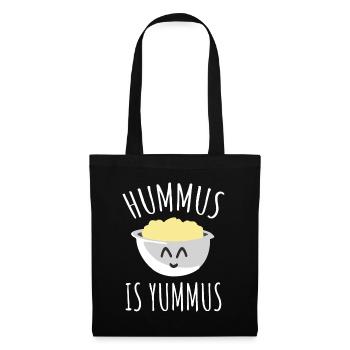 Hummus Is Yummus - Vegan - Tote Bag - black - Front