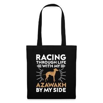 Azawakh Dog Owner Arabian Greyhound Tuareg Sloughi - Tote Bag - black - Front