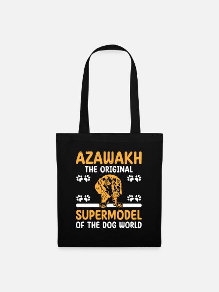 Azawakh Hundebesitzer Arabischer Windhund Tuareg Sloughi - Stoffbeutel - Schwarz