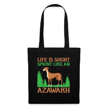 Azawakh Dog Owner Arabian Greyhound Tuareg Sloughi - Tote Bag - black - Front