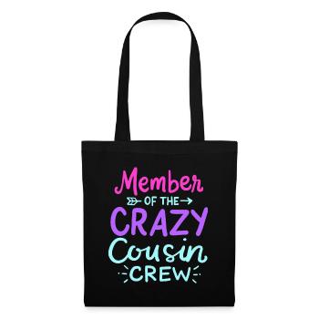 Cousin Crew - Stoffbeutel - Schwarz - Vorne
