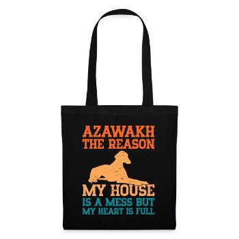 Azawakh Dog Owner Arabian Greyhound Tuareg Sloughi - Tote Bag - black - Front
