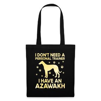 Azawakh Dog Owner Arabian Greyhound Tuareg Sloughi - Tote Bag - black - Front