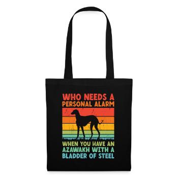 Azawakh Dog Owner Arabian Greyhound Tuareg Sloughi - Tote Bag - black - Front