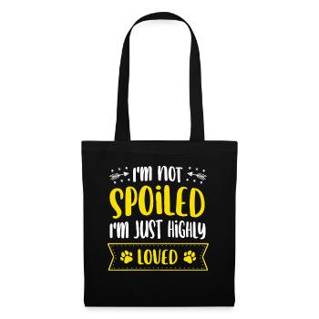 Chat persan Chat Amoureux Propriétaire de chat Persan Longhair C - Sac en tissu - noir - Devant