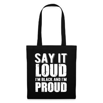 Mois de l’histoire des Noirs Histoire des Noirs - Sac en tissu - noir - Devant