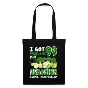 Vegan Veganism - Tote Bag - black - Front