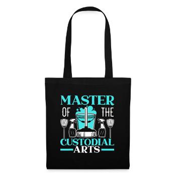 Master Of The Custodial Arts Janitor School - Tote Bag - black - Front