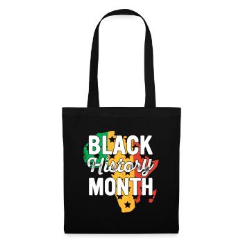 Mois de l’histoire des Noirs Histoire des Noirs - Sac en tissu - noir - Devant