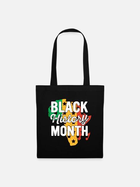Black History Month Black History - Stoffbeutel - Schwarz