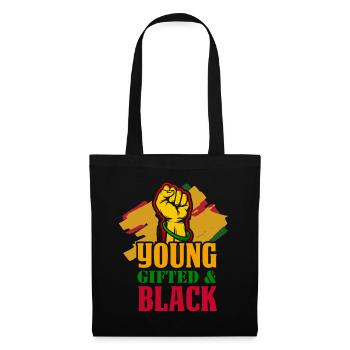 Mois de l’histoire des Noirs Histoire des Noirs - Sac en tissu - noir - Devant