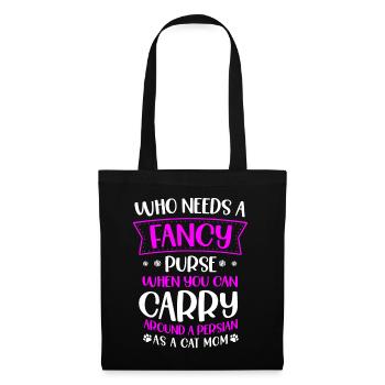 Persian Cat Cat Lover Cat Owner Persian Longhair C - Tote Bag - black - Front